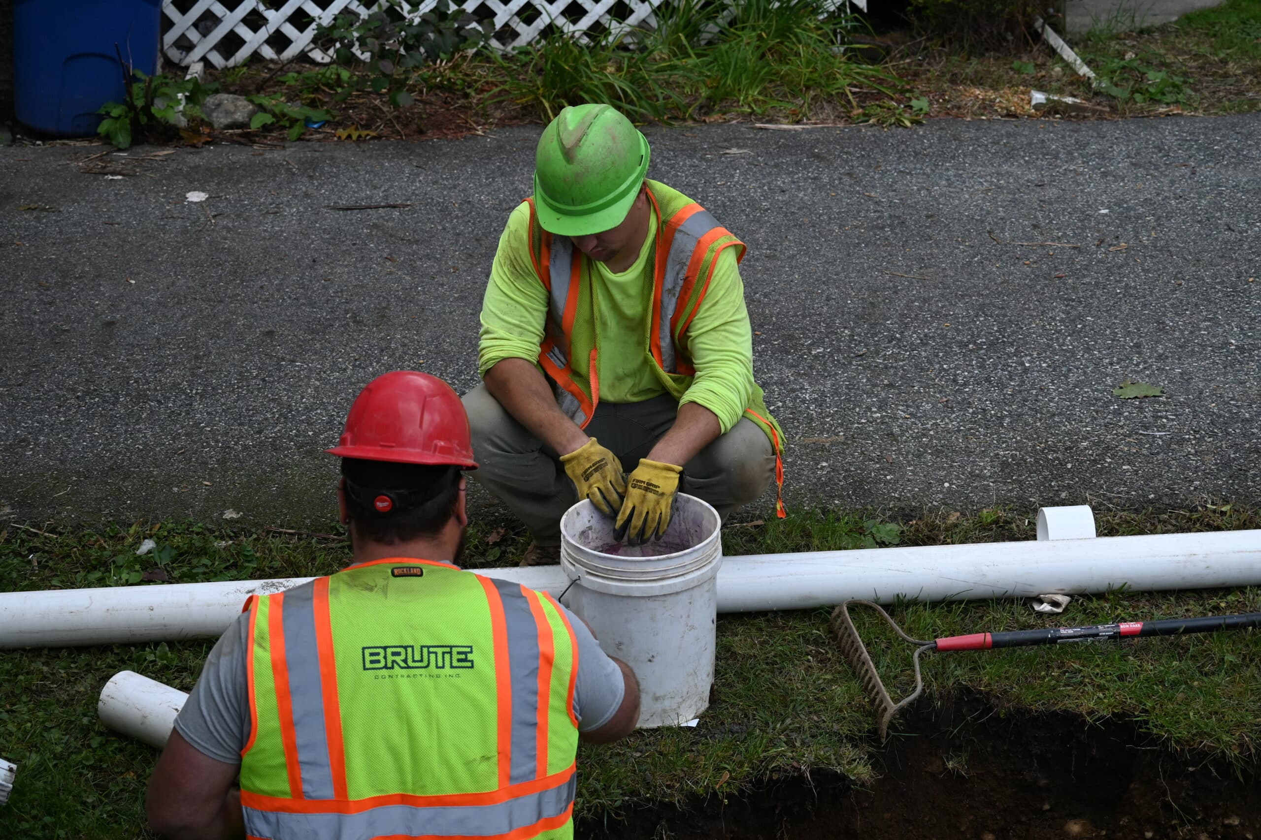 Sewer Experts Getting Ready To Fix A Main Sewer Line in New Jersey