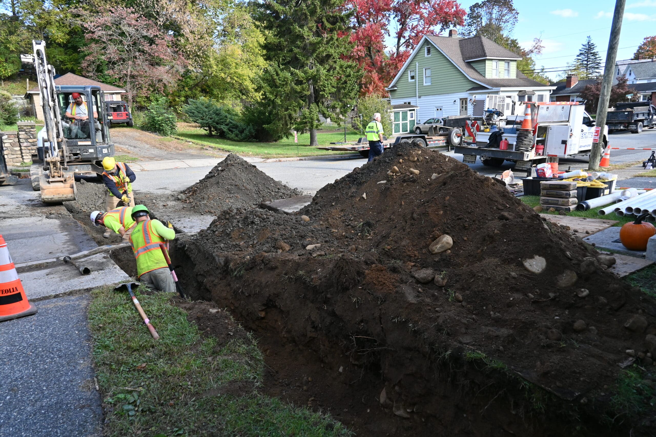 Excavation Sewer Line Repair and Replacement Service in NJ