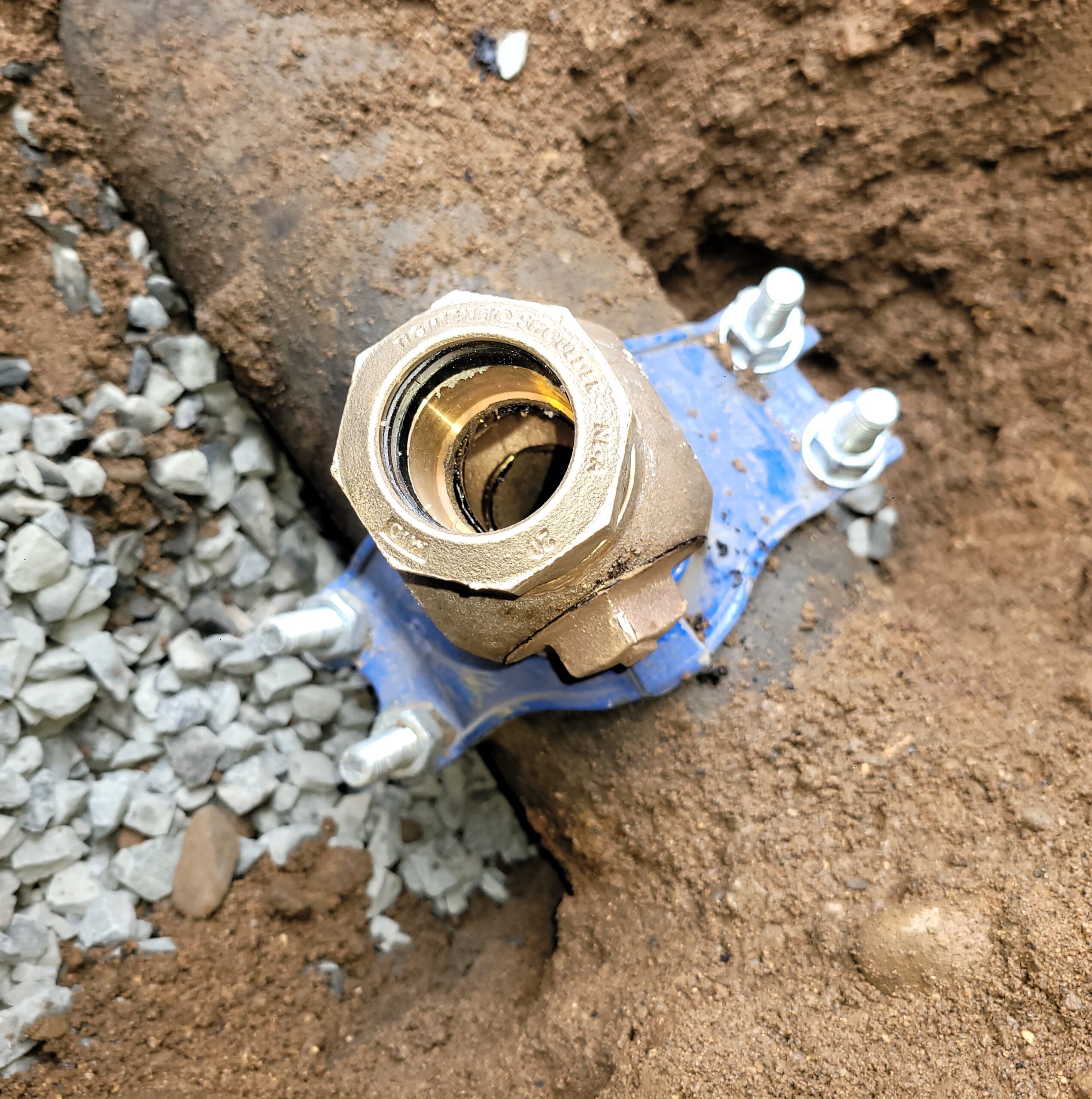 Water Main Tap 3 Brute Contracting Brute Contracting Water Main Sewer Contractors